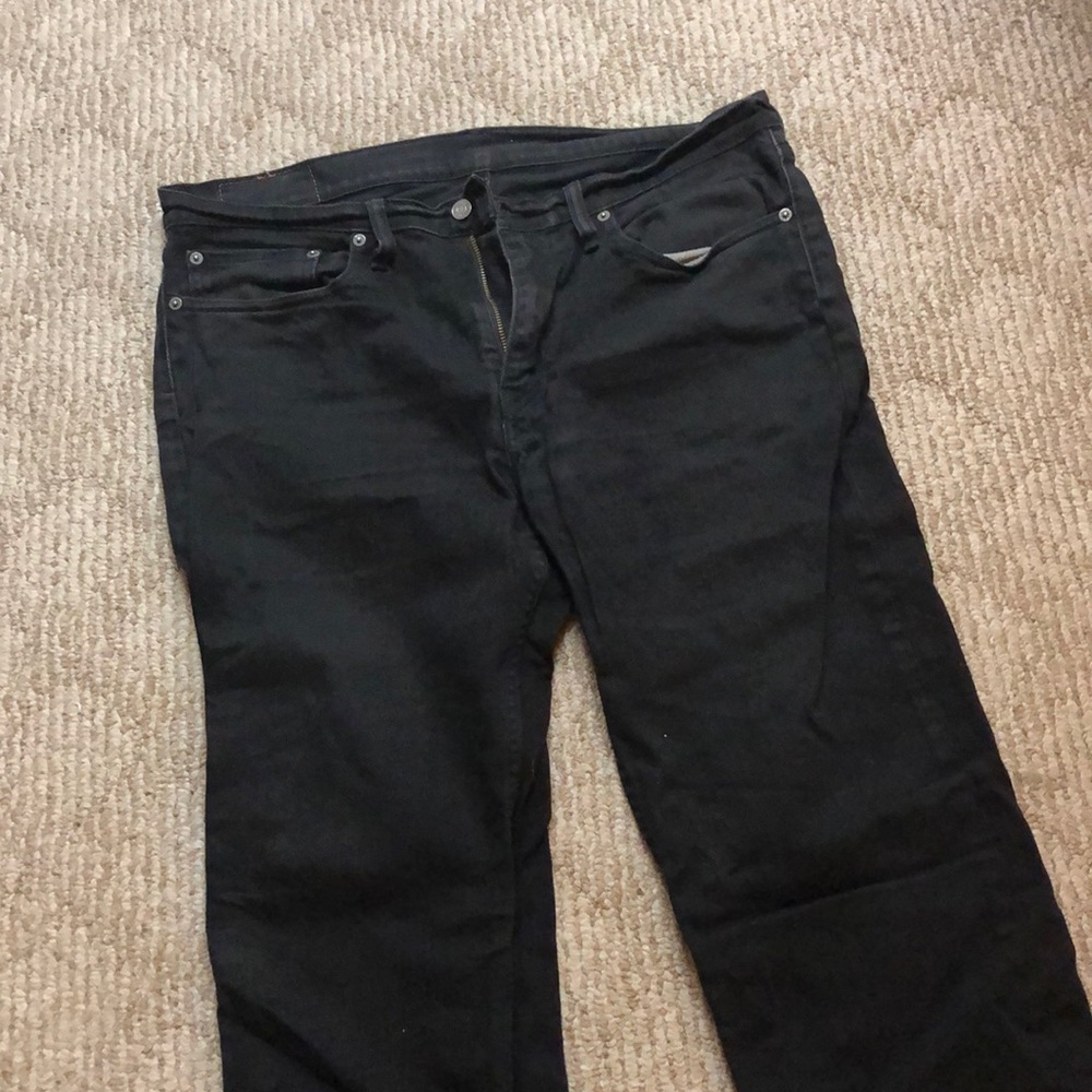 Levi’s 514 black jeans 36x32